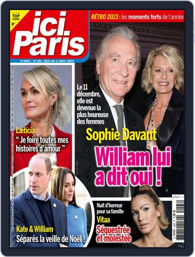 Ici Paris December 27th, 2023 Digital Back Issue Cover