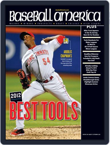 Baseball America August 21st, 2012 Digital Back Issue Cover