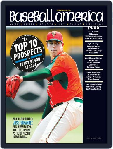 Baseball America October 16th, 2012 Digital Back Issue Cover
