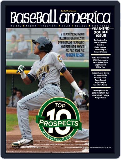 Baseball America December 11th, 2012 Digital Back Issue Cover