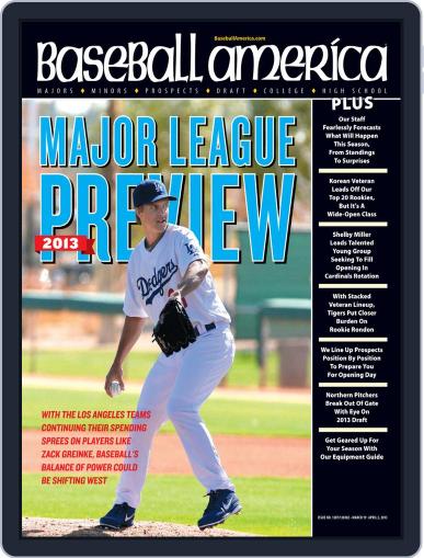 Baseball America March 19th, 2013 Digital Back Issue Cover