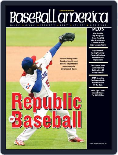 Baseball America April 16th, 2013 Digital Back Issue Cover