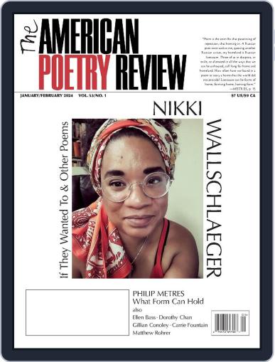 The American Poetry Review January 1st, 2024 Digital Back Issue Cover