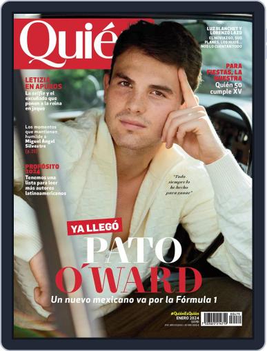 Quién January 1st, 2024 Digital Back Issue Cover
