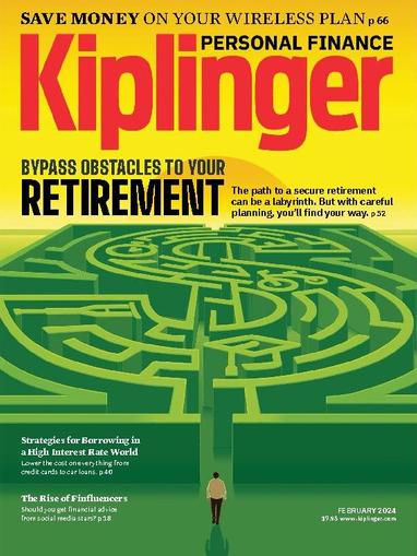 Kiplinger's Personal Finance February 1st, 2024 Digital Back Issue Cover