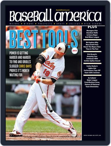 Baseball America August 12th, 2013 Digital Back Issue Cover