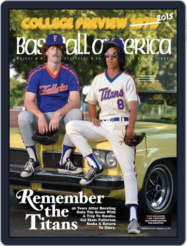 Baseball America February 13th, 2015 Digital Back Issue Cover