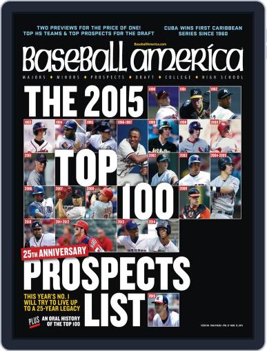 Baseball America February 27th, 2015 Digital Back Issue Cover