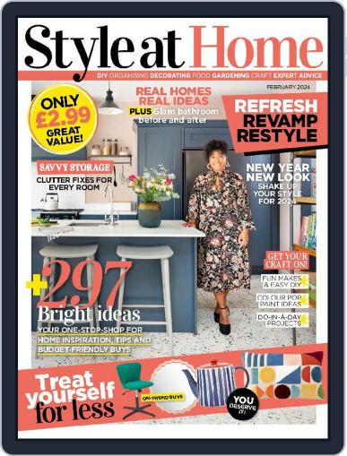 Style At Home United Kingdom February 1st, 2024 Digital Back Issue Cover