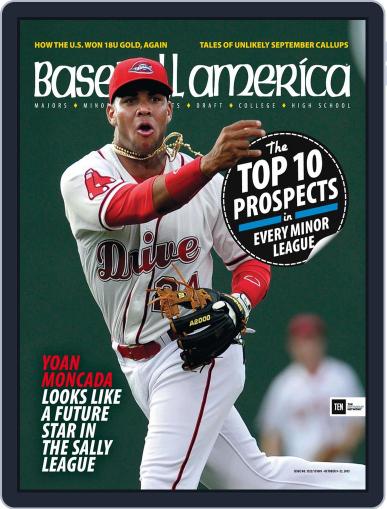 Baseball America October 9th, 2015 Digital Back Issue Cover