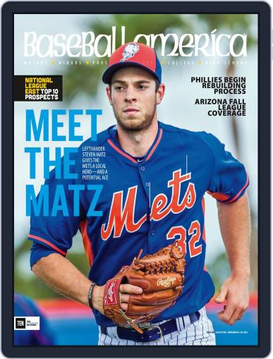 Baseball America November 6th, 2015 Digital Back Issue Cover