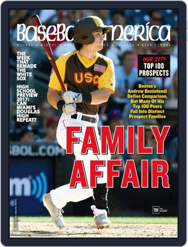 Baseball America February 24th, 2017 Digital Back Issue Cover