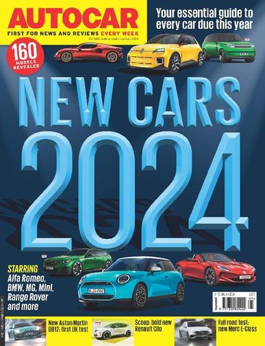 Autocar January 3rd, 2024 Digital Back Issue Cover
