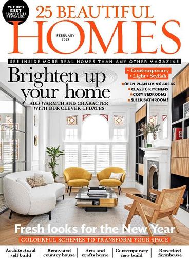 25 Beautiful Homes February 1st, 2024 Digital Back Issue Cover