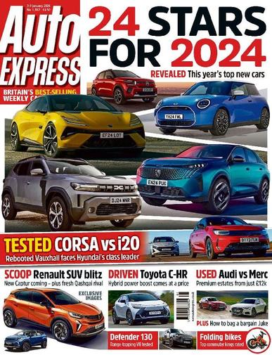 Auto Express January 3rd, 2024 Digital Back Issue Cover