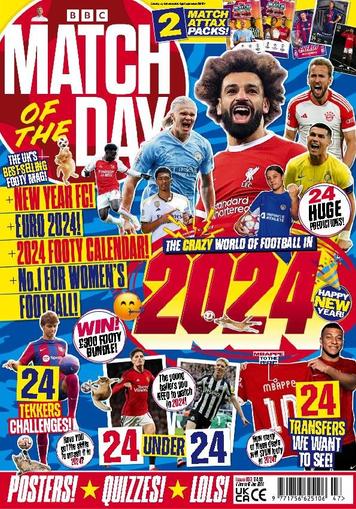 Match Of The Day January 4th, 2024 Digital Back Issue Cover