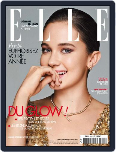 Elle France January 4th, 2024 Digital Back Issue Cover