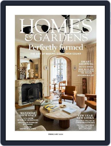 Homes & Gardens February 1st, 2024 Digital Back Issue Cover