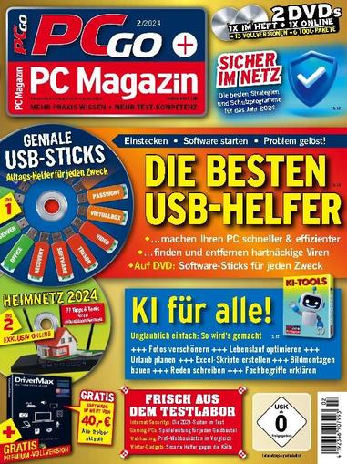 PC Magazin/PCgo February 1st, 2024 Digital Back Issue Cover