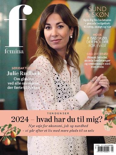 femina Denmark January 4th, 2024 Digital Back Issue Cover