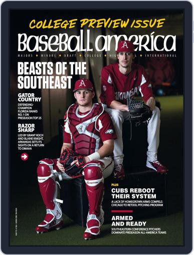Baseball America February 9th, 2018 Digital Back Issue Cover