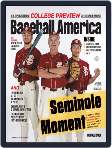Baseball America February 1st, 2019 Digital Back Issue Cover