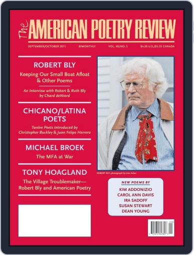 The American Poetry Review September 2nd, 2011 Digital Back Issue Cover