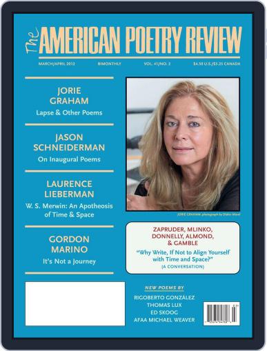 The American Poetry Review March 1st, 2012 Digital Back Issue Cover