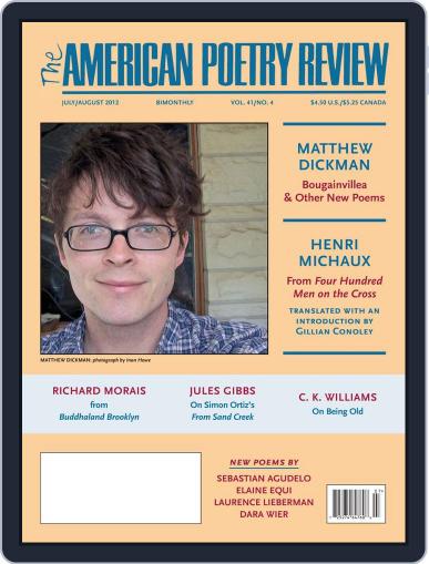The American Poetry Review July 1st, 2012 Digital Back Issue Cover