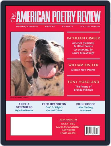 The American Poetry Review September 4th, 2012 Digital Back Issue Cover