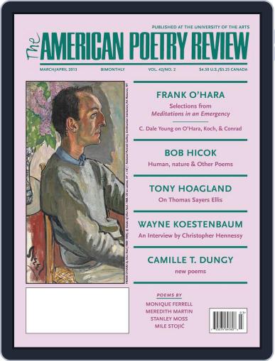 The American Poetry Review March 5th, 2013 Digital Back Issue Cover