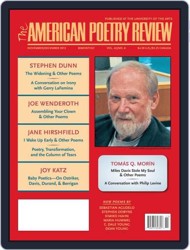 The American Poetry Review November 1st, 2013 Digital Back Issue Cover