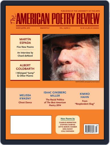The American Poetry Review March 1st, 2015 Digital Back Issue Cover