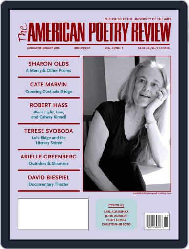 The American Poetry Review January 1st, 2016 Digital Back Issue Cover