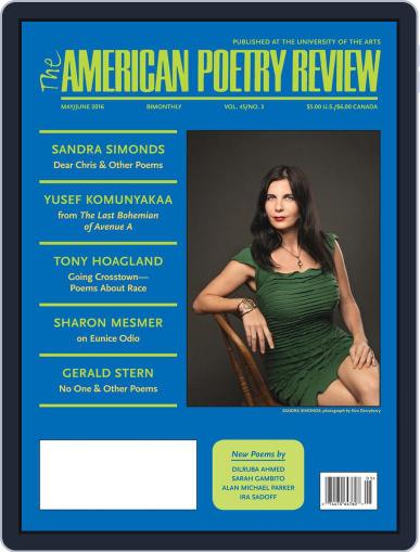 The American Poetry Review May 1st, 2016 Digital Back Issue Cover