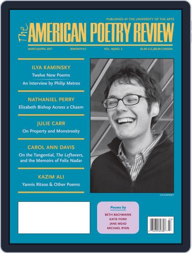 The American Poetry Review March 1st, 2017 Digital Back Issue Cover