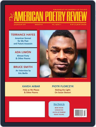 The American Poetry Review July 1st, 2017 Digital Back Issue Cover