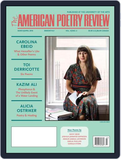 The American Poetry Review March 1st, 2018 Digital Back Issue Cover