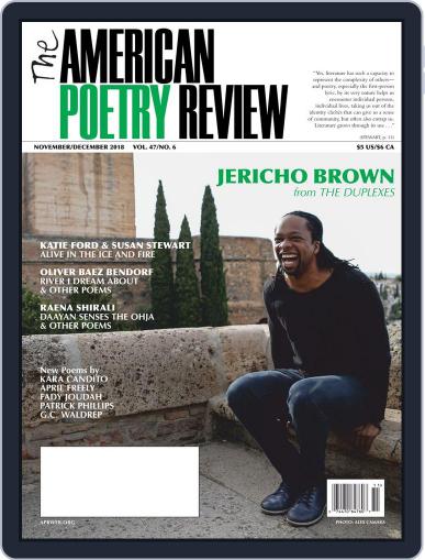 The American Poetry Review November 1st, 2018 Digital Back Issue Cover