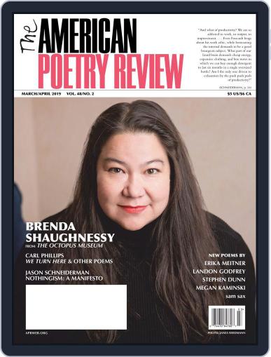 The American Poetry Review March 1st, 2019 Digital Back Issue Cover