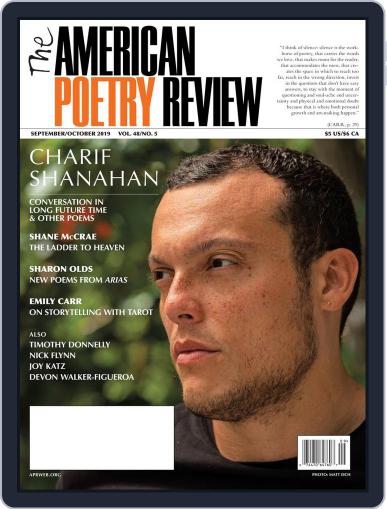 The American Poetry Review September 1st, 2019 Digital Back Issue Cover