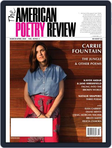 The American Poetry Review March 1st, 2020 Digital Back Issue Cover