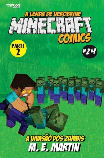 Minecraft Comics: A Lenda de Herobrine January 8th, 2024 Digital Back Issue Cover