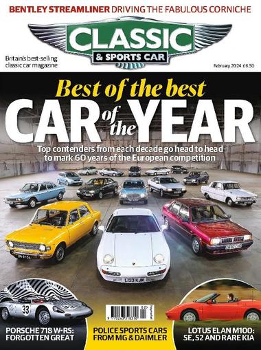Classic & Sports Car February 1st, 2024 Digital Back Issue Cover