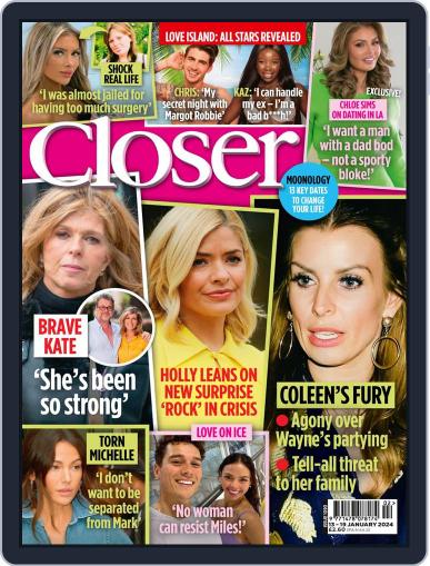 Closer January 13th, 2024 Digital Back Issue Cover