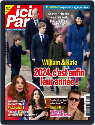 Ici Paris January 3rd, 2024 Digital Back Issue Cover
