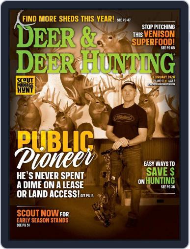 Deer & Deer Hunting February 1st, 2024 Digital Back Issue Cover