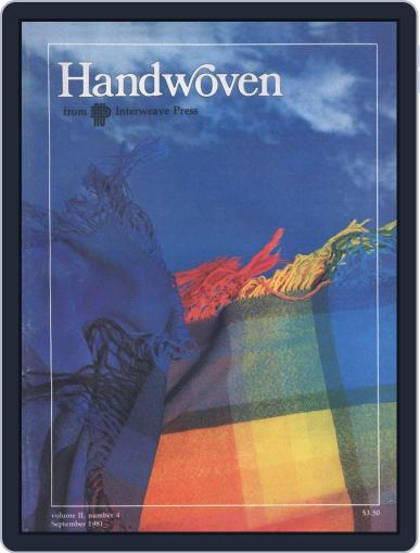 Handwoven September 1st, 1981 Digital Back Issue Cover