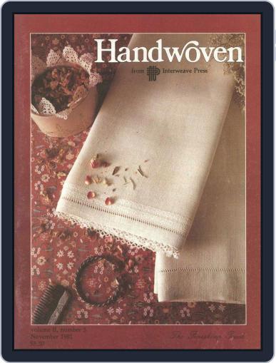 Handwoven November 1st, 1981 Digital Back Issue Cover