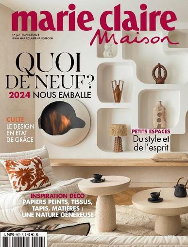 Marie Claire Maison February 1st, 2024 Digital Back Issue Cover